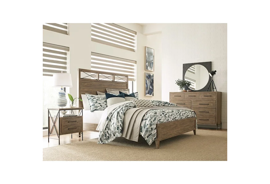 Modern Forge Queen Bedroom Group by Kincaid Furniture at Esprit Decor Home Furnishings